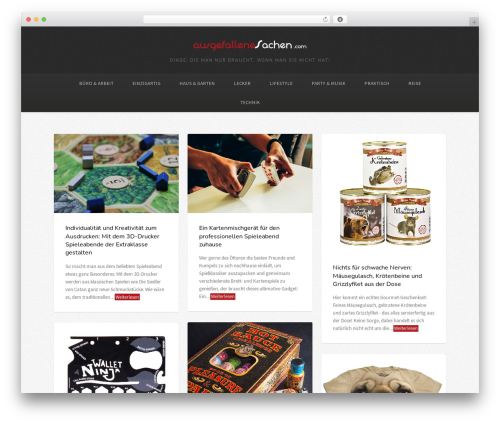 Fabulous top WordPress theme - ausgefallenesachen.com