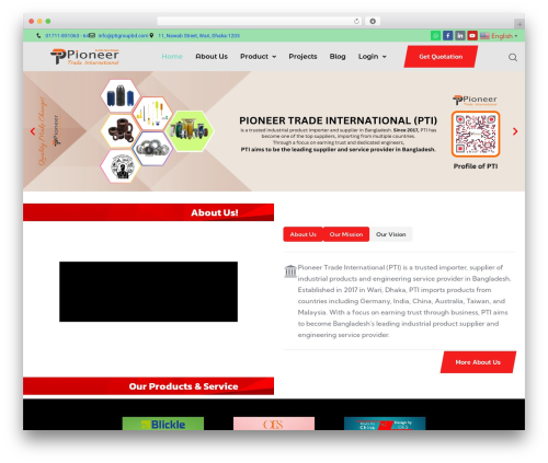 Fitmas WordPress theme - ptigroupbd.com