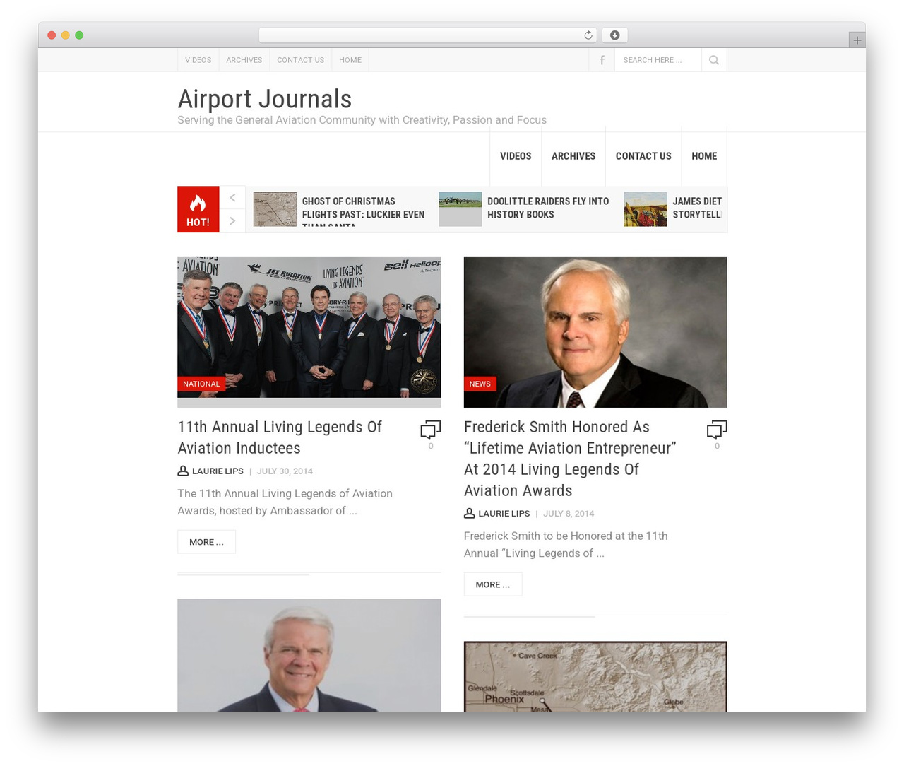 FutureMag WordPress theme - airportjournals.com