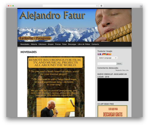 Text Scroll Widget (text-scrolling-widget) free WordPress plugin - alejandrofatur.com.ar