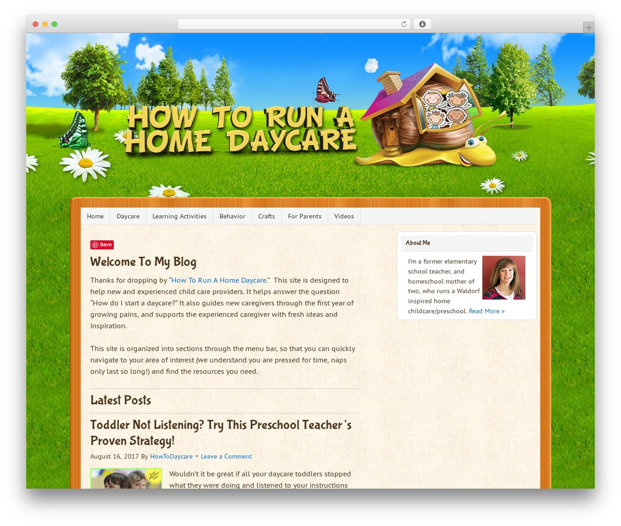 Genesis WordPress blog theme - howtorunahomedaycare.com Genesis WordPress blog theme - howtorunahomedaycare.com