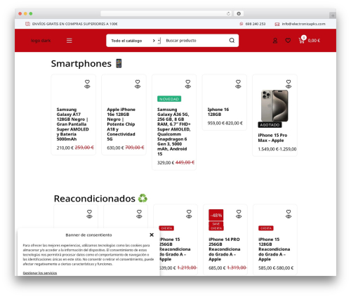 Gizmos WordPress theme - electronicapks.com