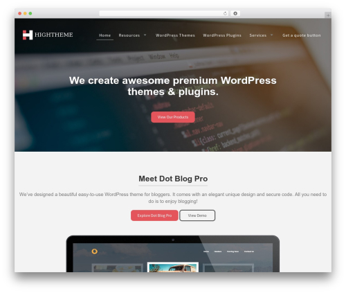 HighThemes WordPress theme - highthemes.com
