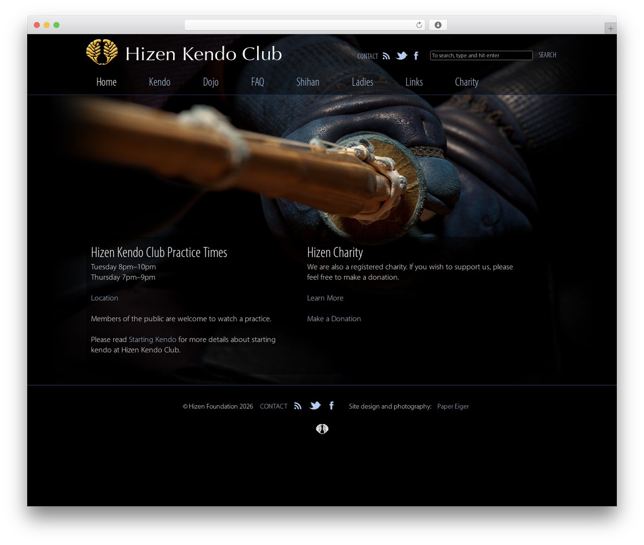 Hizen Theme WordPress page theme - hizen.info