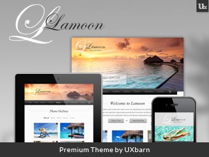 Lamoon company WordPress theme by UXbarn