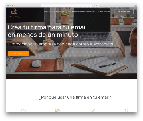 LandKit WordPress theme - firma-email.com
