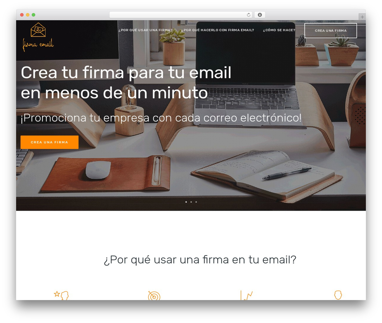 LandKit WordPress theme - firma-email.com
