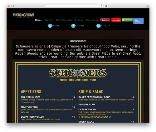LC Blank theme WordPress - schoonerspub.com