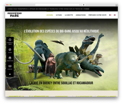 Wp floating menu pro WordPress plugin - prehistodino.com