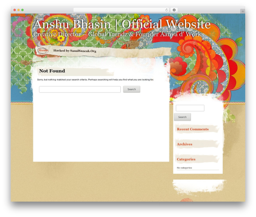 Matala theme WordPress - anshubhasin.com