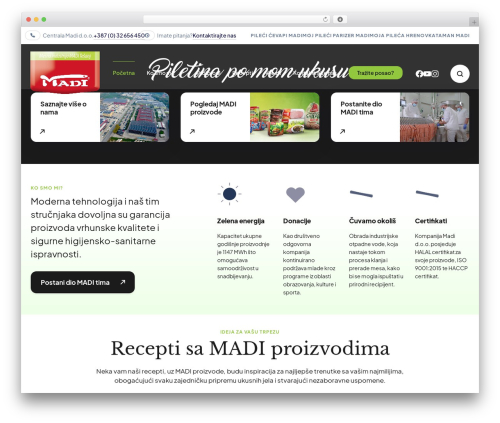 MLab theme WordPress - madi.ba