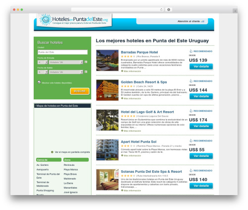 Formulario contacto WordPress plugin - hotelesenpuntadeleste.org