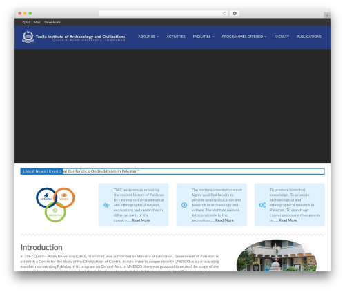 MX theme WordPress - tiac.qau.edu.pk