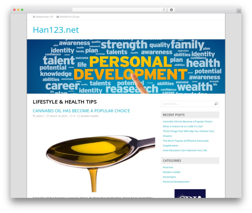 NatureSpace Premium WordPress theme - han123.net