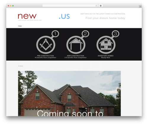 NewBuild WordPress theme - ar.newbuild.us