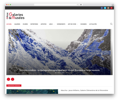 Newser WordPress magazine theme - officiel-galeries-musees.fr