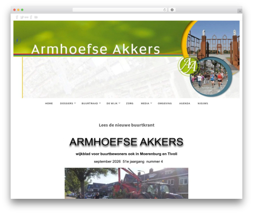 Nirvana free WordPress theme - armhoefseakkers.nl