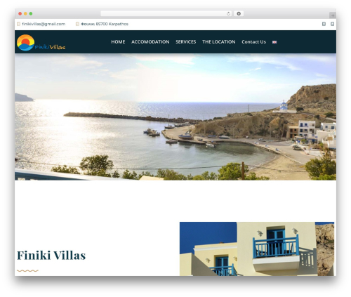 Panola WordPress theme - finikivillas.com