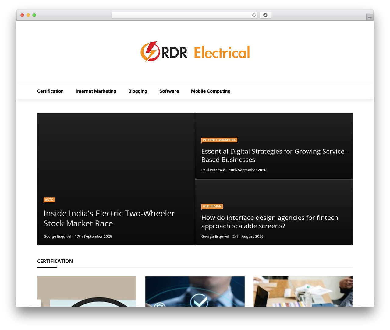 Rubik WordPress theme - rdrelectrical.com Rubik WordPress theme - rdrelectrical.com