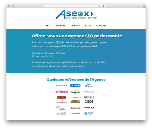 sat v2.0 WordPress website theme - aseox.fr