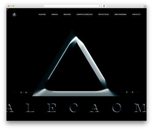Satelite top WordPress theme - alecaom.com