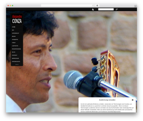 Sideways WordPress theme - alejandro-conza.com