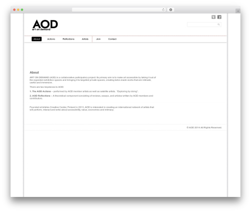 Simple Grid Theme Responsive best WordPress theme - a-o-d.org