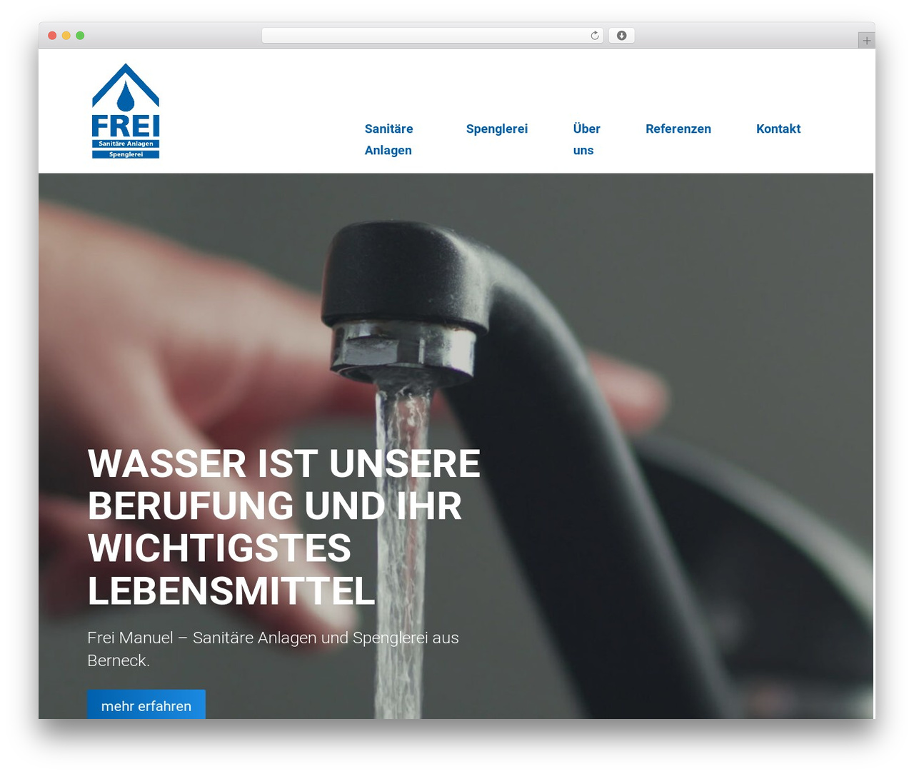 Suissetec WordPress website theme - sanitaer-frei.ch