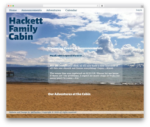 tactical2 WordPress theme - hackettfamilycabin.com