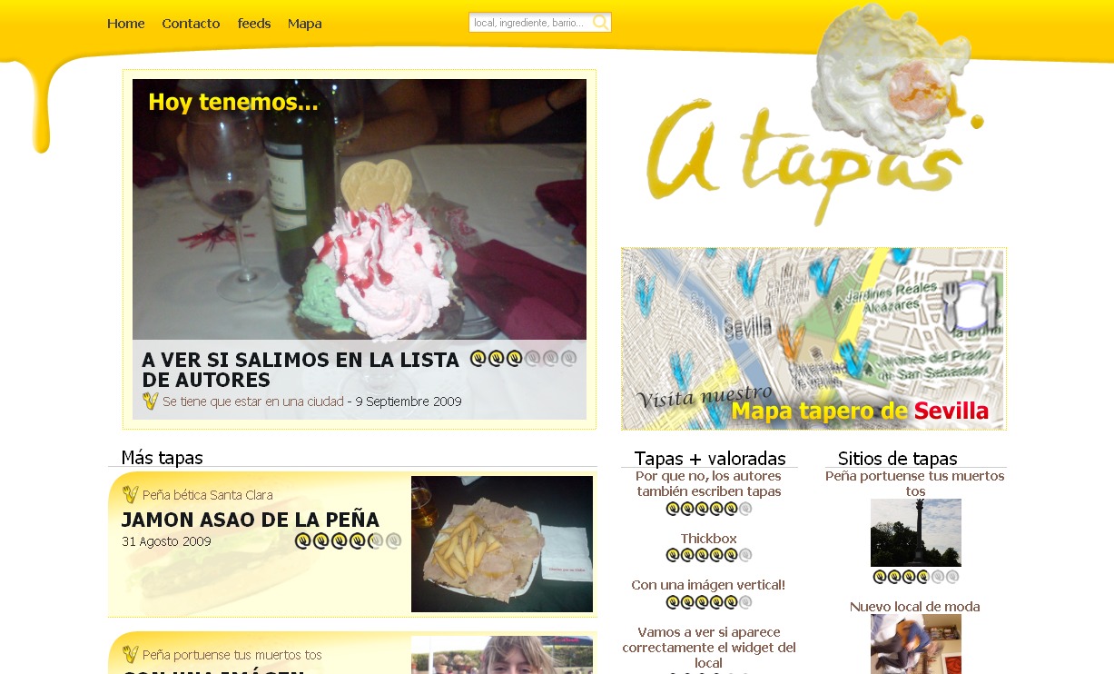 Tema aTapas WordPress theme
