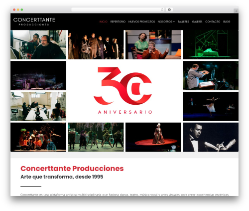 Theme WordPress Rare - concerttante.com