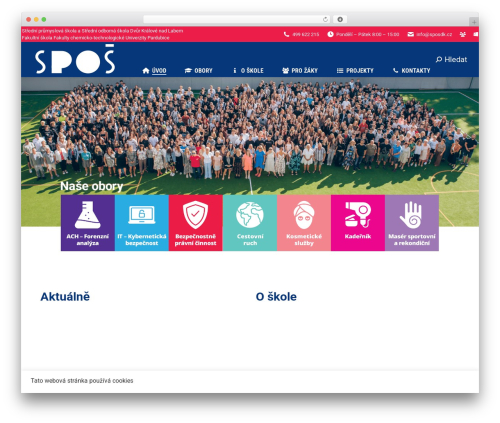 The7 Classic premium WordPress theme - sposdk.cz