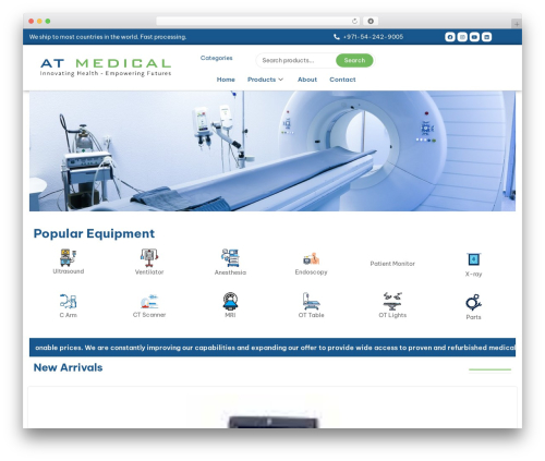 Theme WordPress Elecgreen - atmedequips.com