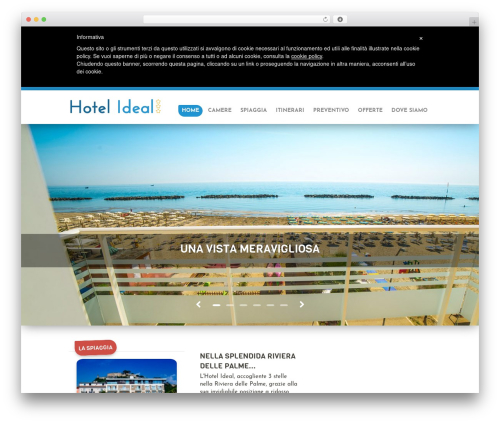 Theme WordPress Hotel Ideal - hotelideal-cupra.it