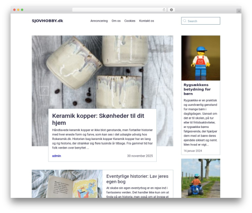 Theme WordPress Klikko 3d - sjovhobby.dk