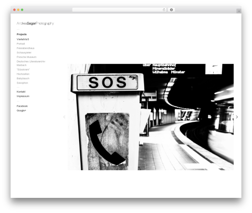 Touchfolio top WordPress theme - andreaseger.com