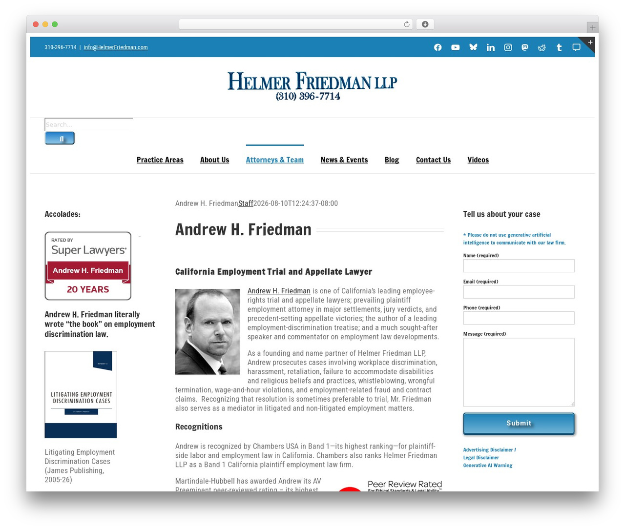 WordPress theme Avada - helmerfriedman.com/andrew-friedman-lawyer WordPress theme Avada - helmerfriedman.com/andrew-friedman-lawyer