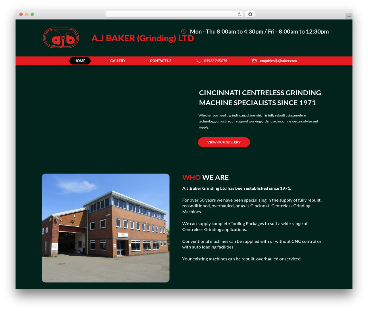 WordPress theme Cleartwo Theme - ajbaker.com