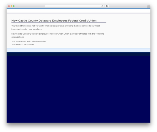 WordPress theme Builder - nccdefcu.com