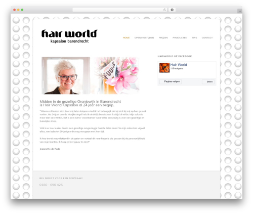 WordPress theme Filtered - hairworldkapsalon.nl