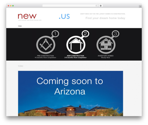 WordPress theme NewBuild - az.newbuild.us