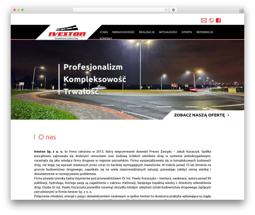 WordPress website theme Divi - iveston.pl