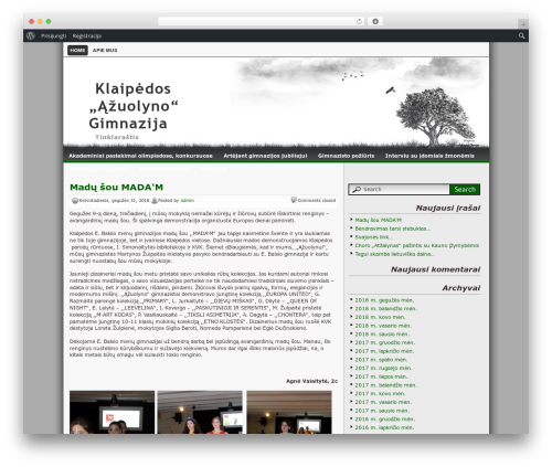 WordPress website theme Lonelytree - azuolynas.blogr.lt WordPress website theme Lonelytree - azuolynas.blogr.lt