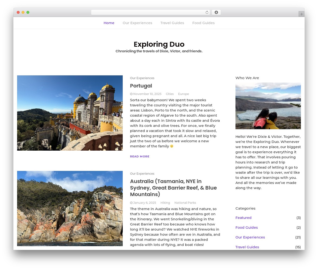 WP theme Bootstrap Blog - exploringduo.com WP theme Bootstrap Blog - exploringduo.com