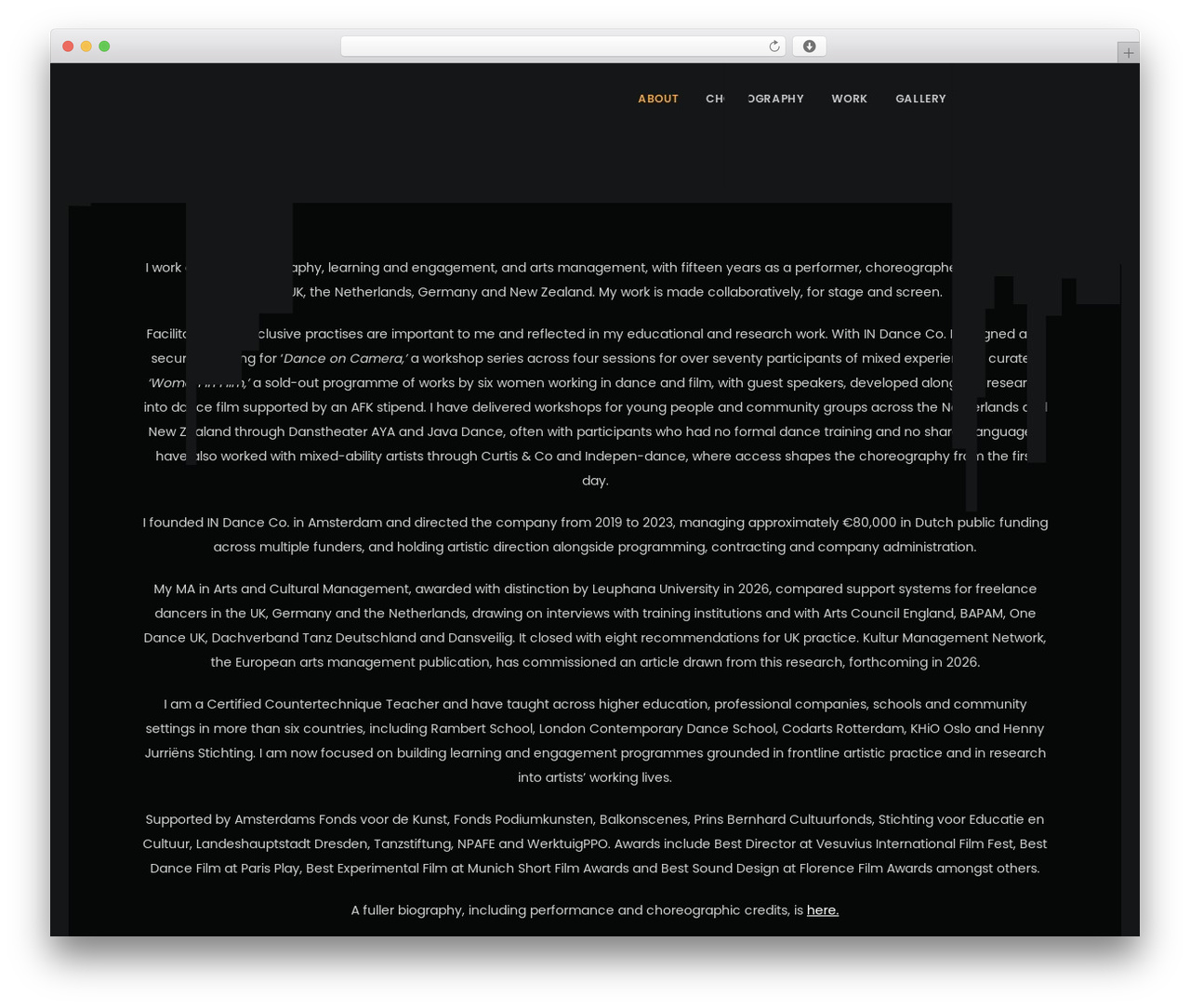 WP theme Brooklyn - isabellenelson.com