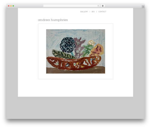 WP theme Simplest - andreahumphries.com