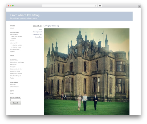 WP theme Barthelme - armchair.ptomng.com