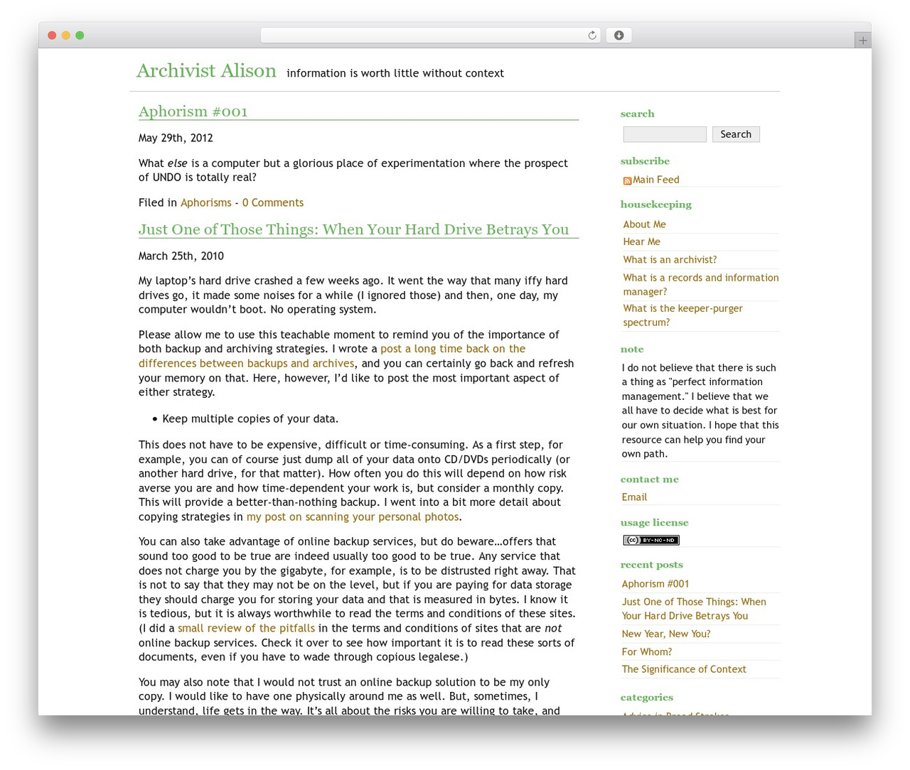 WP theme Basic2Col - archivistalison.com WP theme Basic2Col - archivistalison.com