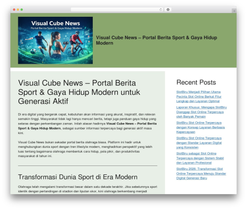 WP theme GeneratePress - thevisualcube.com