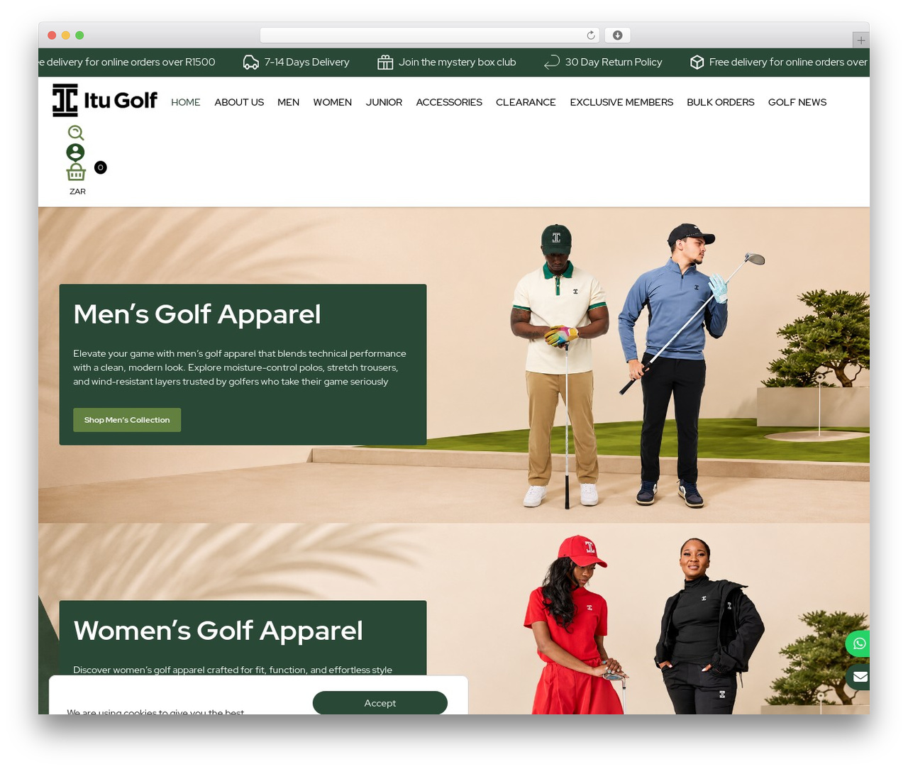 WP theme Genesis - itugolf.com
